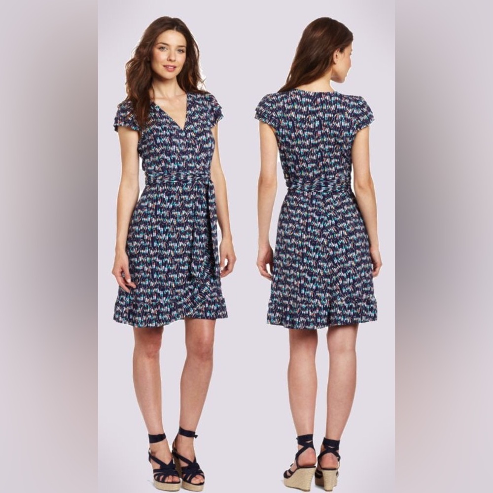 Lilly Pulitzer Oh Buoy nautical wrap dress